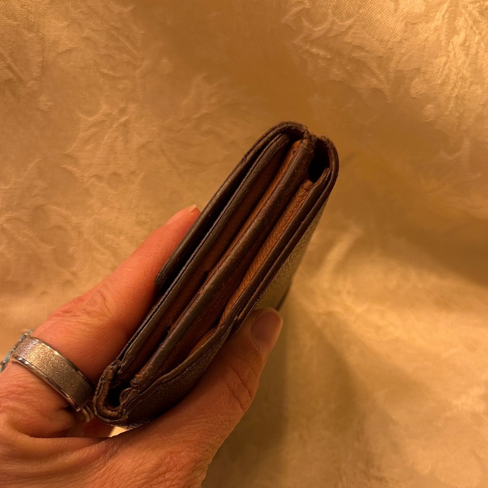 Louis Vuitton Brown and Gold Monogram Wallet - Picture 7 of 10